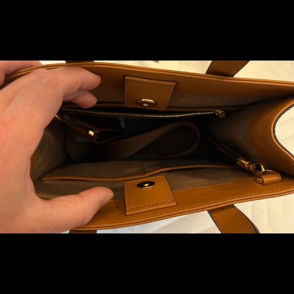 MCM Monogram Visetos Tote in Cognac - Picture 8 of 9